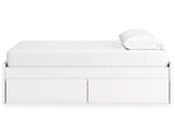 Cama Queen Onita con plataforma y dos laterales de almacenamiento
