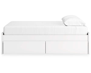Cama Queen Onita con plataforma y dos laterales de almacenamiento