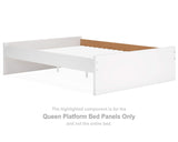Paneles de cama de plataforma Queen de Onita