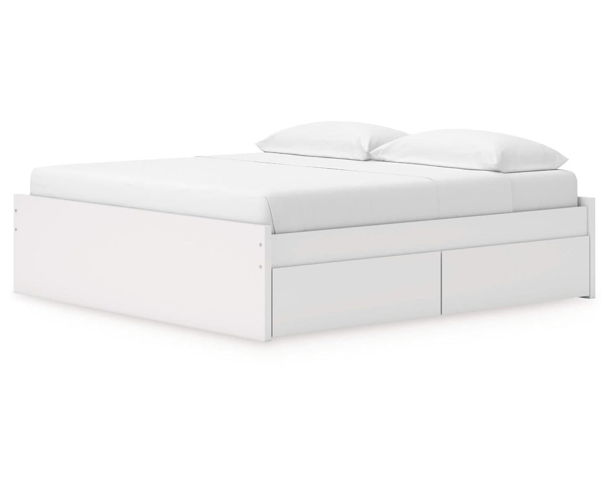 Onita King Platform Bed with 2 Side Storage