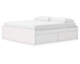 Onita King Platform Bed with 2 Side Storage