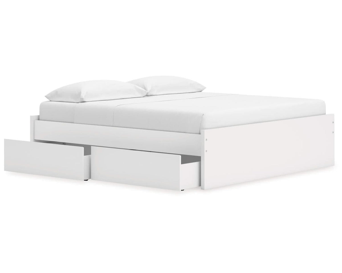 Onita King Platform Bed with 2 Side Storage