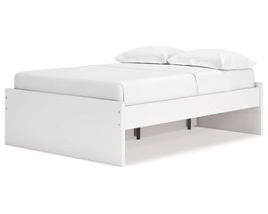 Cama de plataforma completa Onita con almacenamiento en un lado