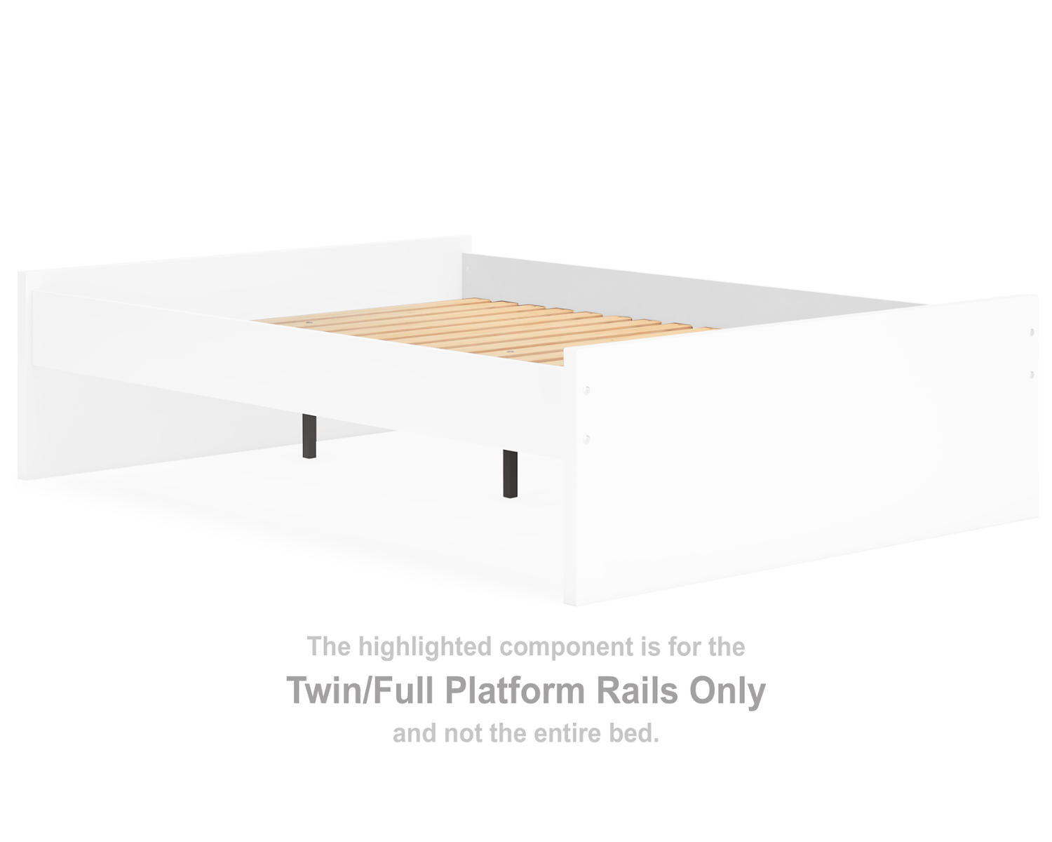 Onita Twin/Full Platform Rails