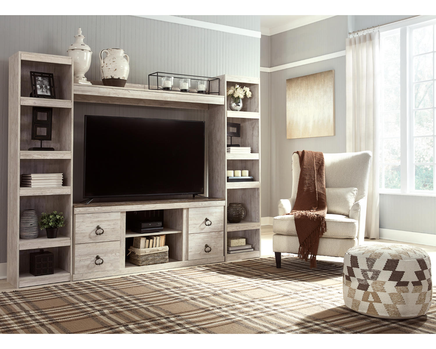 Willowton 4-Piece Entertainment Center