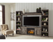 Wynnlow 4-Piece Entertainment Center with Electric Fireplace