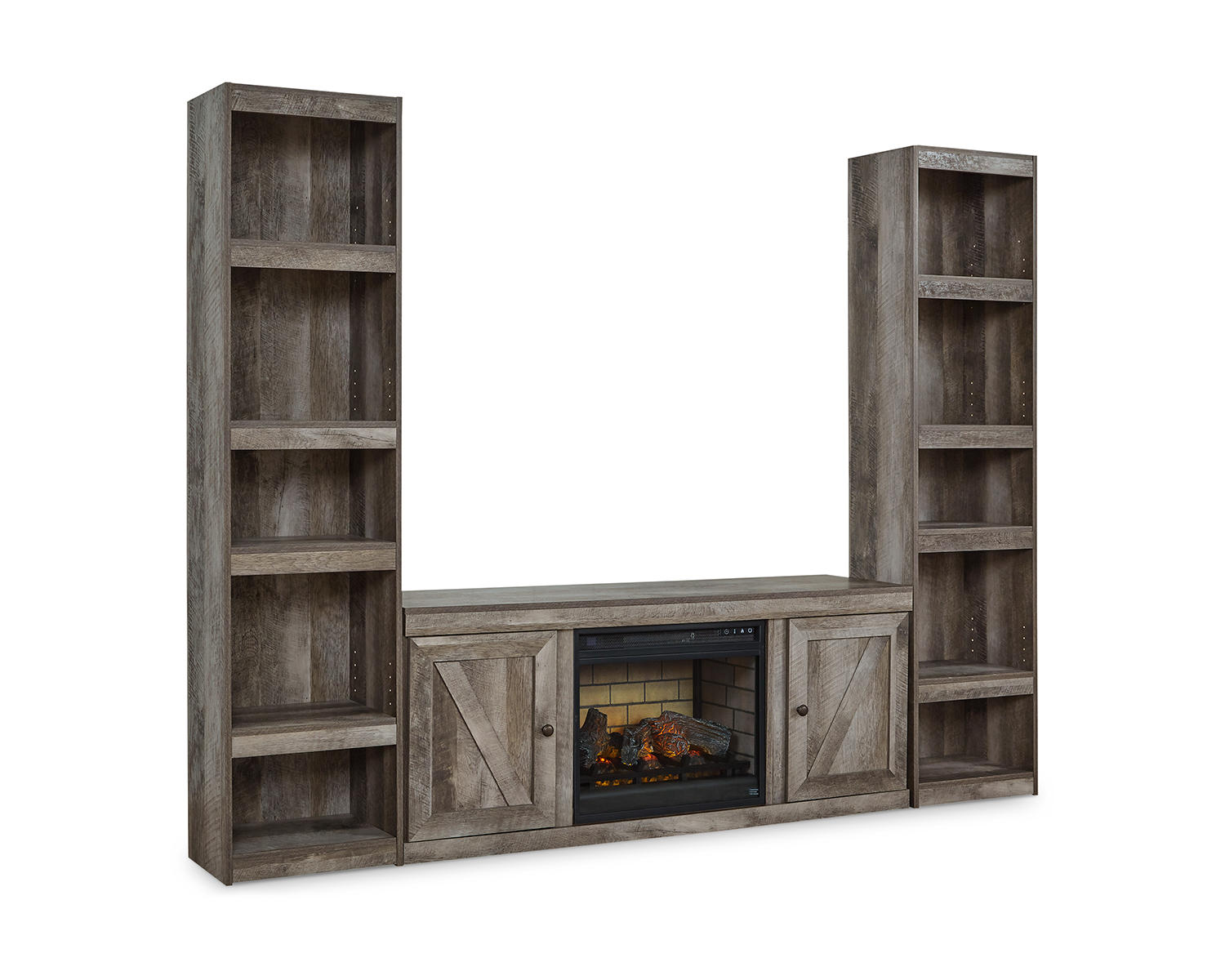 Wynnlow 3-Piece Entertainment Center with Electric Fireplace