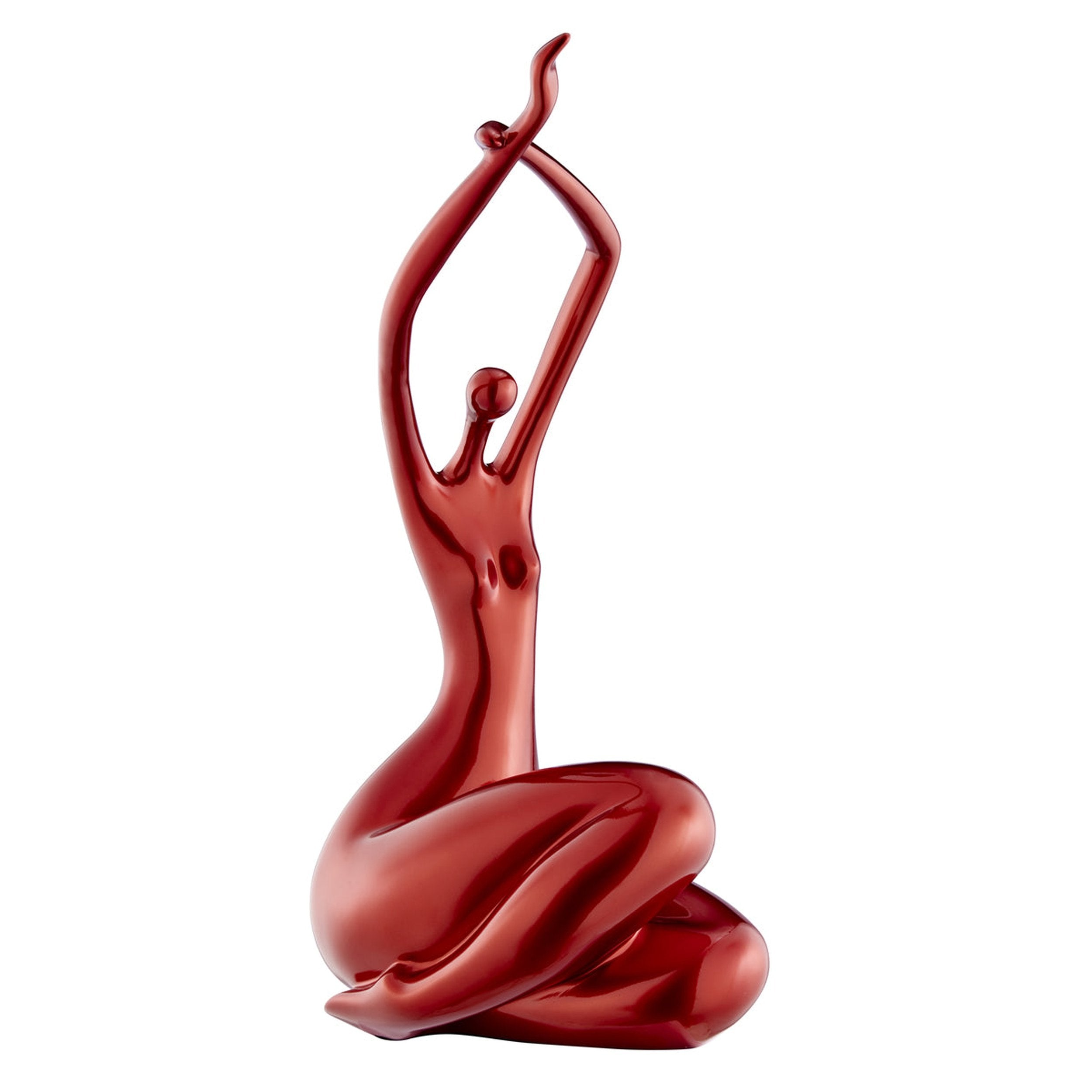 Elizabeth Sculpture // Large Metallic Red