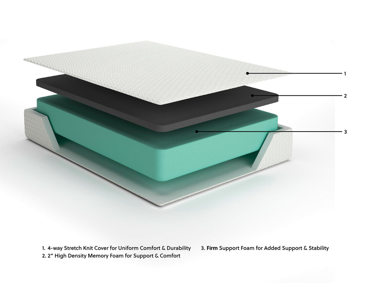 Chime 12 Inch Memory Foam Twin Mattress in a Box