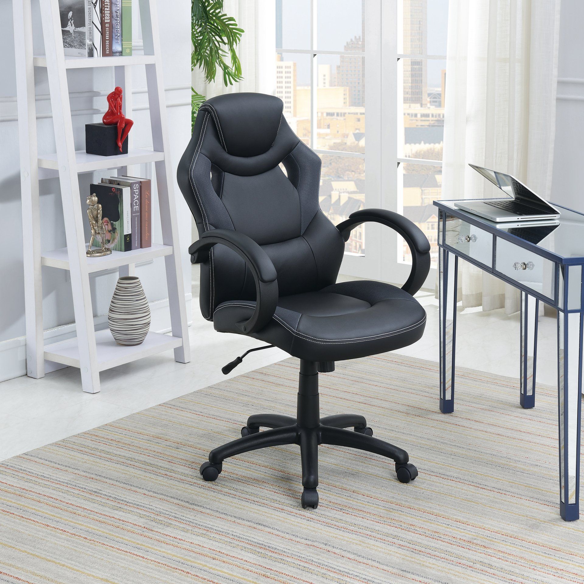 F1688 - OFFICE CHAIR/Faux Leather