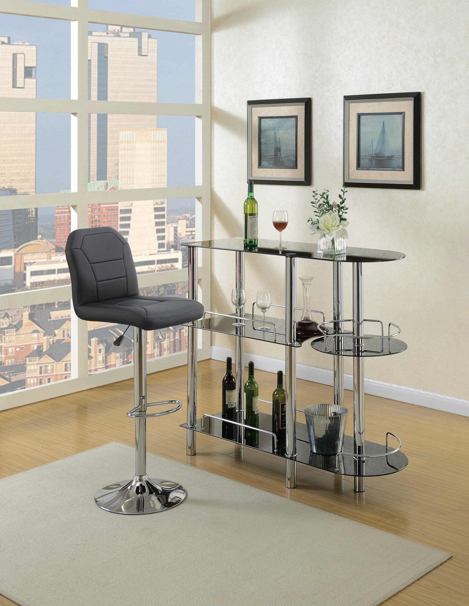 F1647 - ADJUSTABLE BAR STOOL
