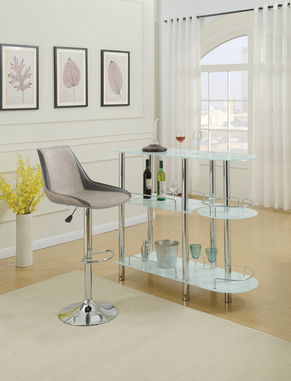 F1656 - TABURETE DE BAR AJUSTABLE