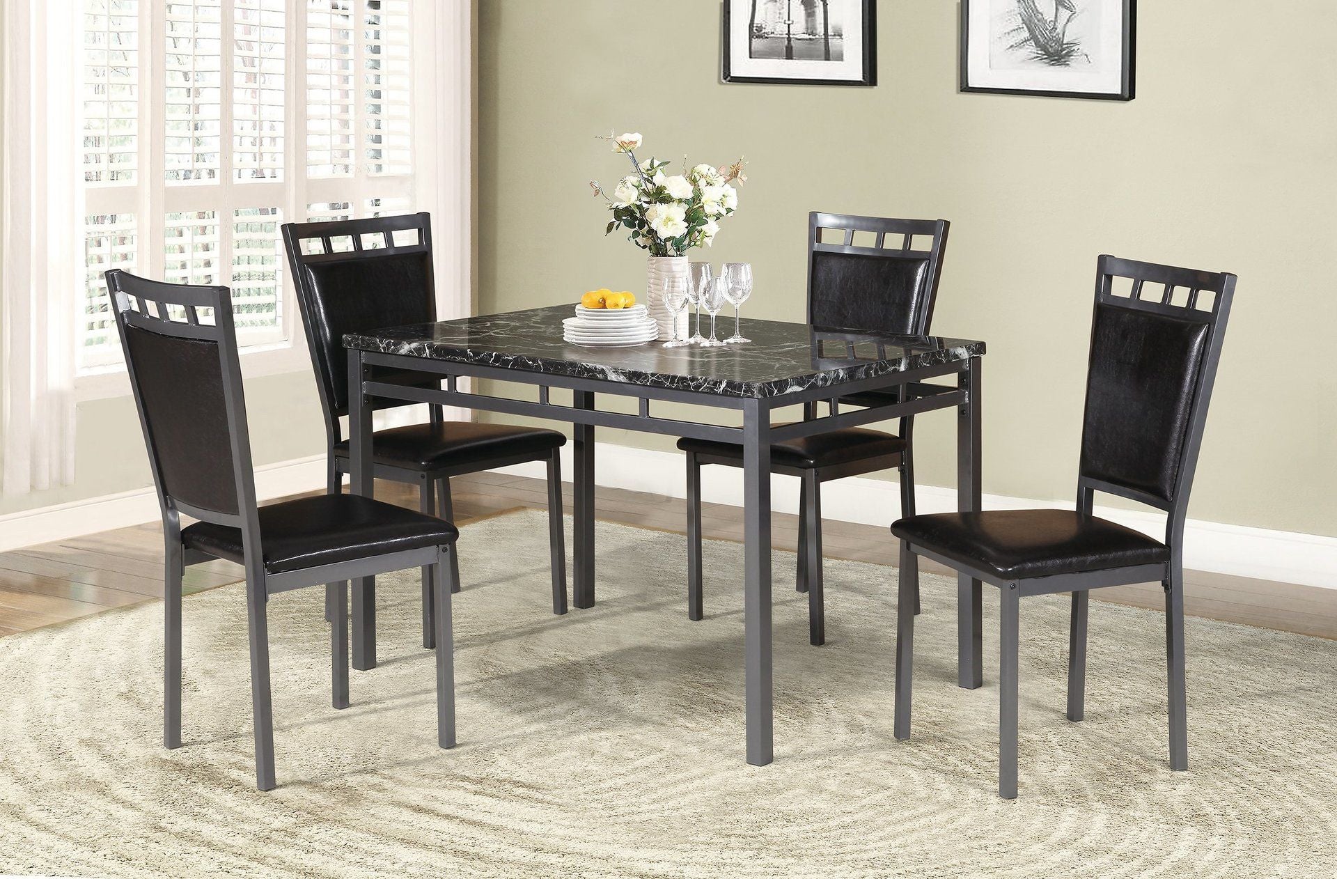 F2389 - 5-PCS DINING SET