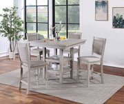 F2604 - 5-PCS COUNTER HEIGHT DINING SET