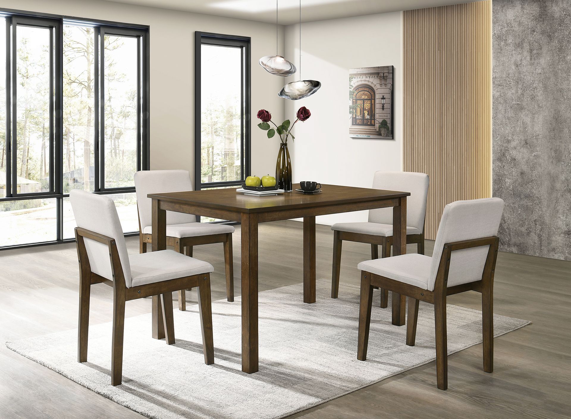 F2613 - 5-PCS DINING SET
