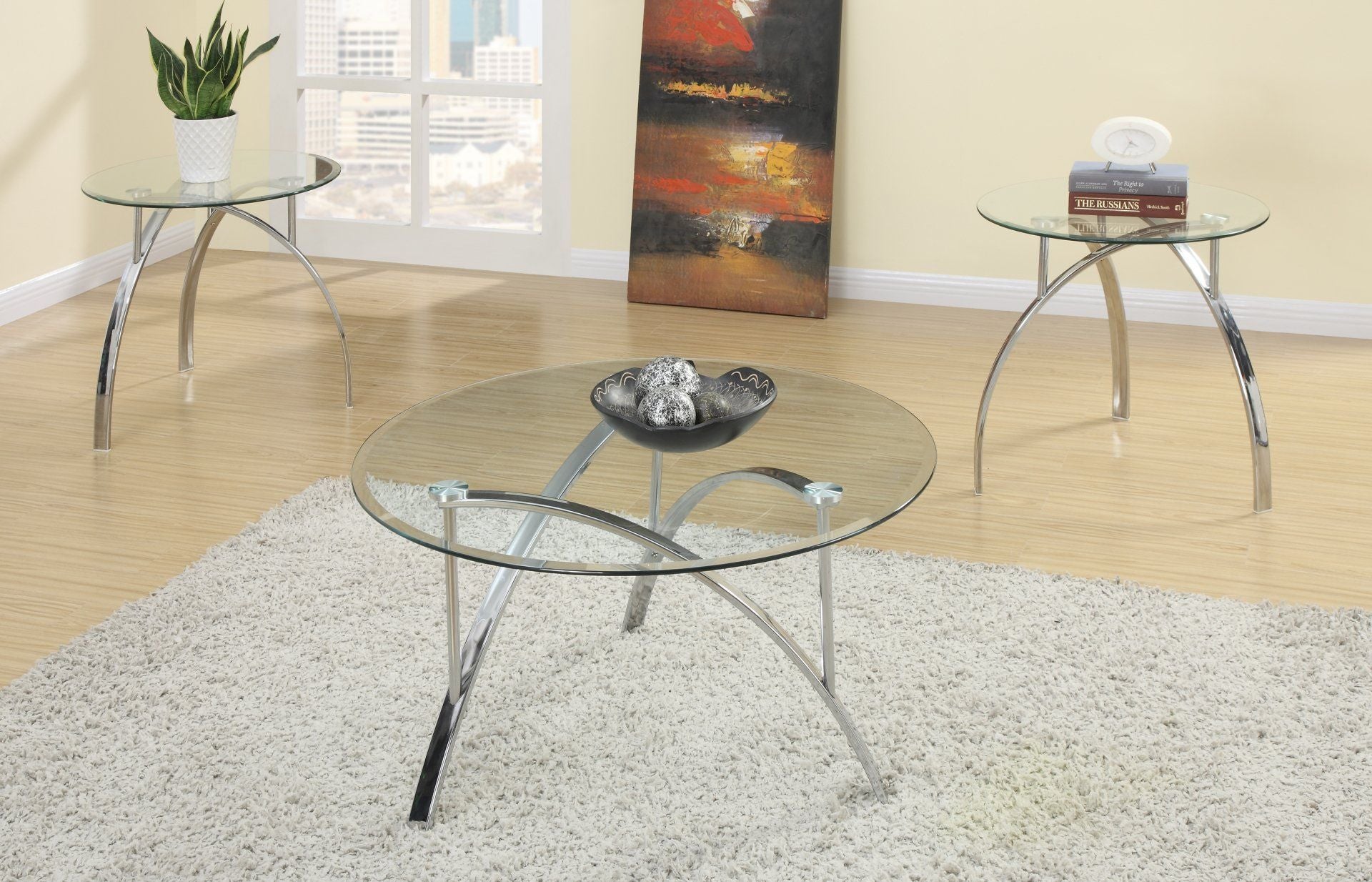 F3098 - 3-PCS COFFEE TABLE SET