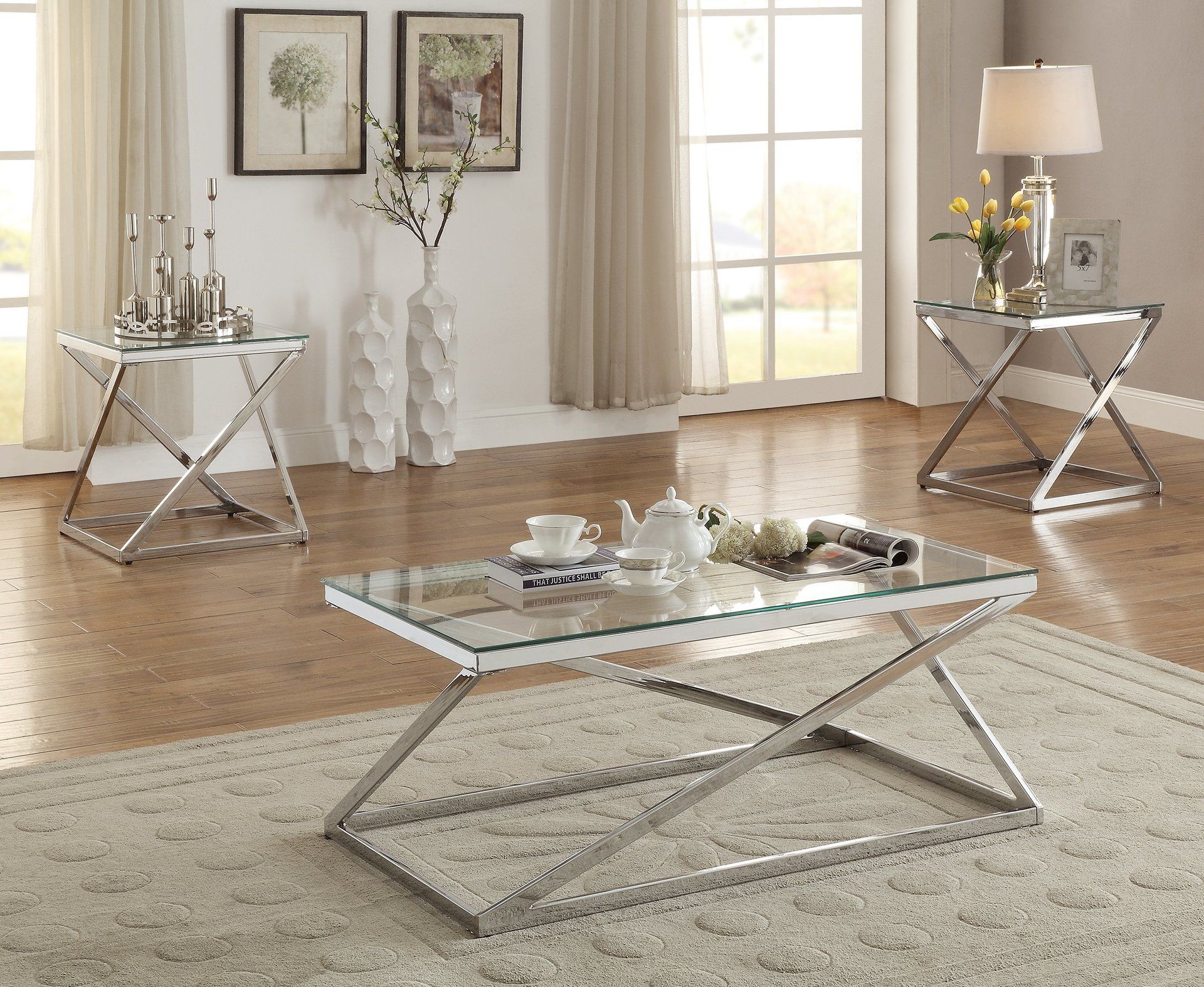 F3114 - 3-PCS OCCASIONAL TABLE SET