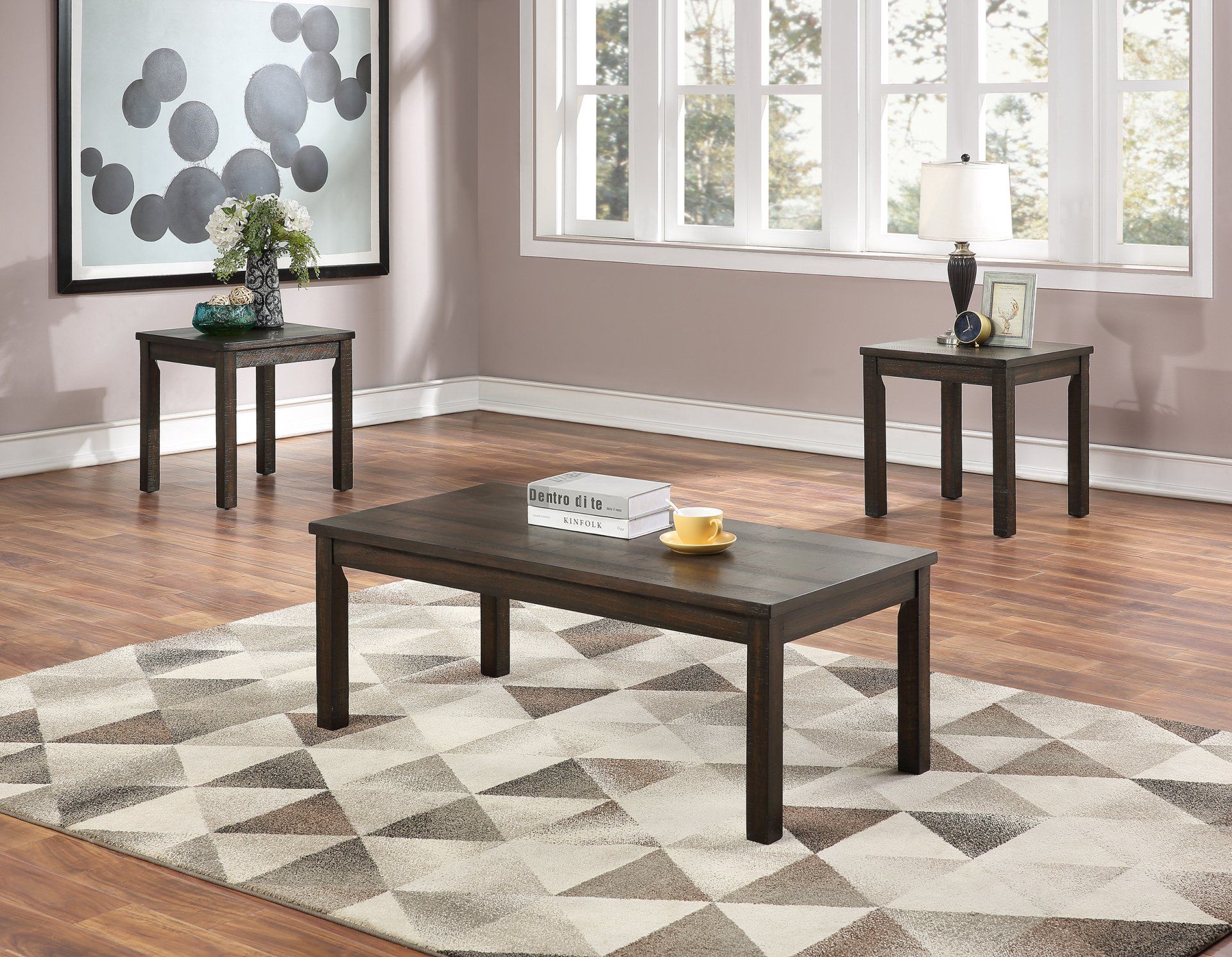 F3188 - 3-PCS COFFEE TABLE SET
