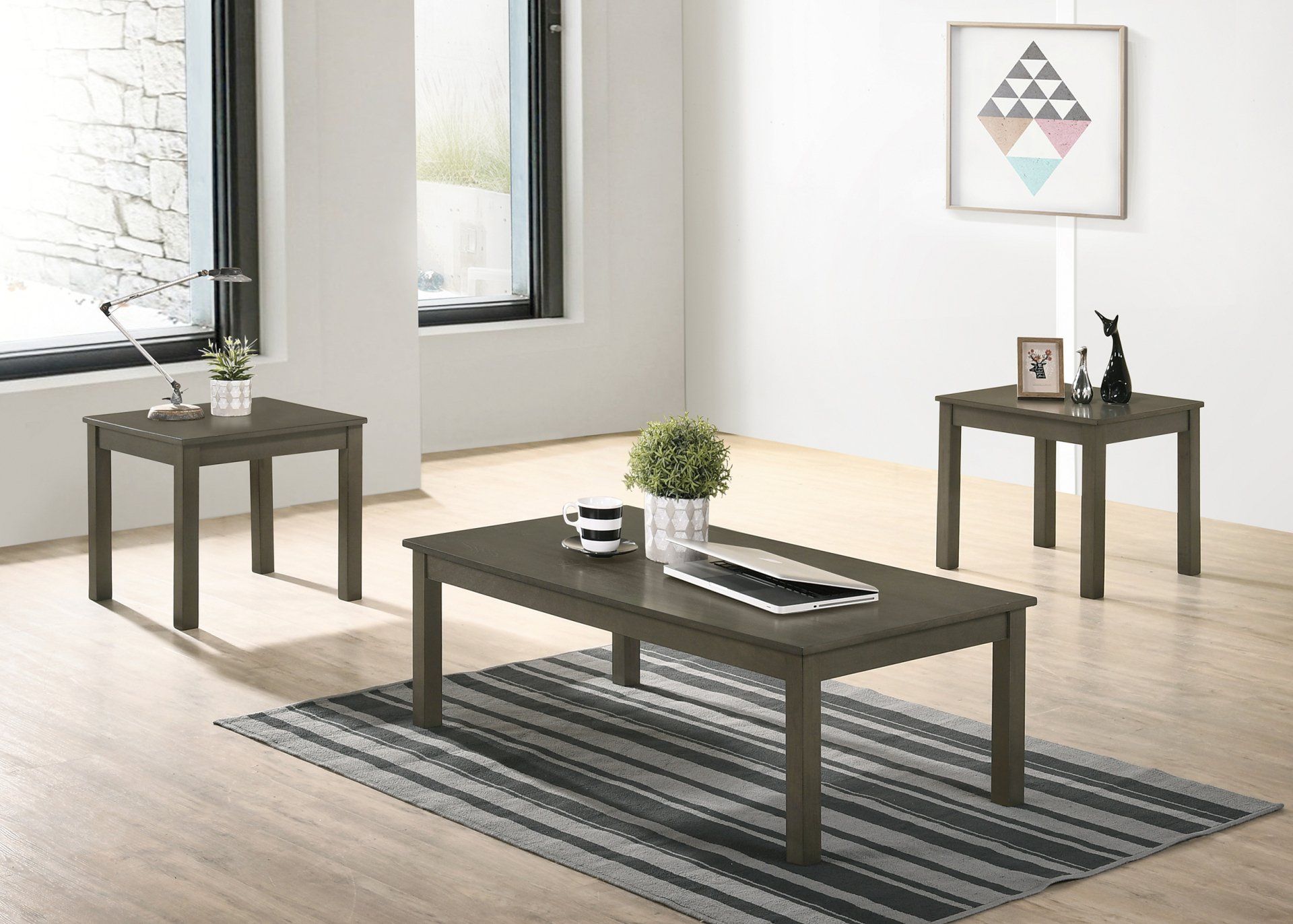 F3190 - 3-PCS COFFEE TABLE SET