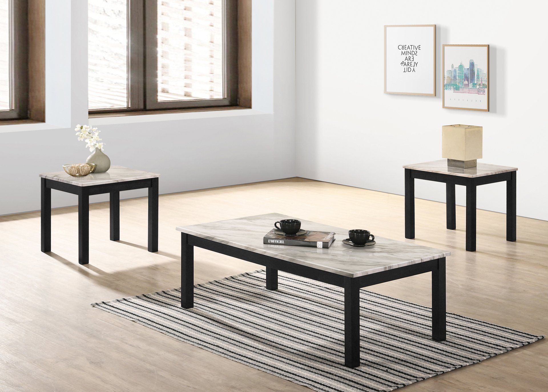 F3192 - 3-PCS COFFEE TABLE SET