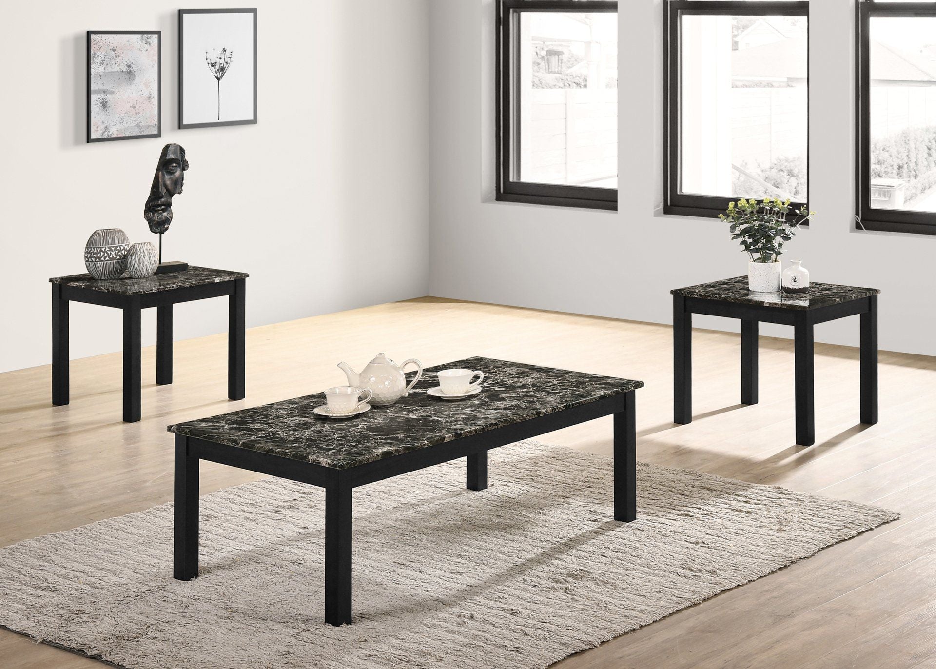 F3193 - 3-PCS COFFEE TABLE SET