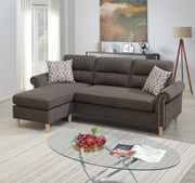 F6448 - SECTIONAL SET W/2 ACCENT PILLOWS