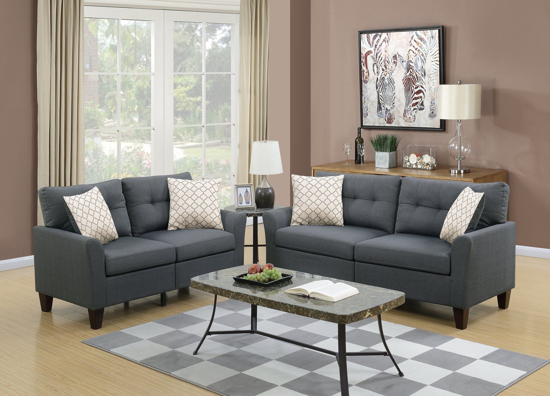 F6533 - 2-PCS SOFA SET