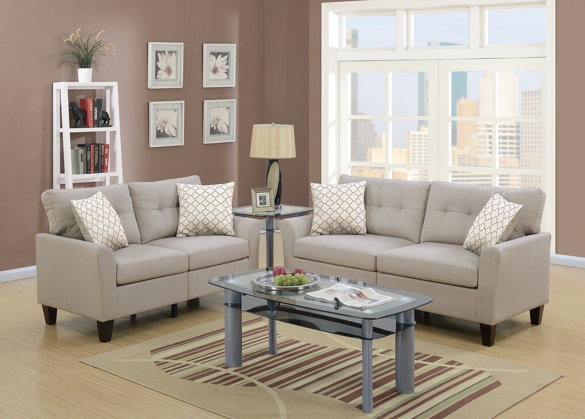 F6534 - 2-PCS SOFA SET