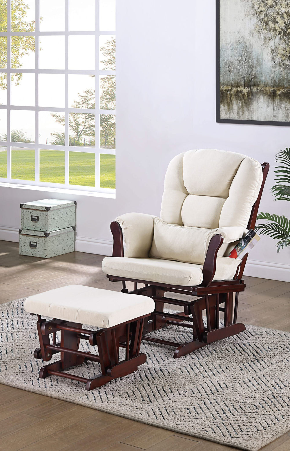 F6780 - GLIDER W/OTTOMAN