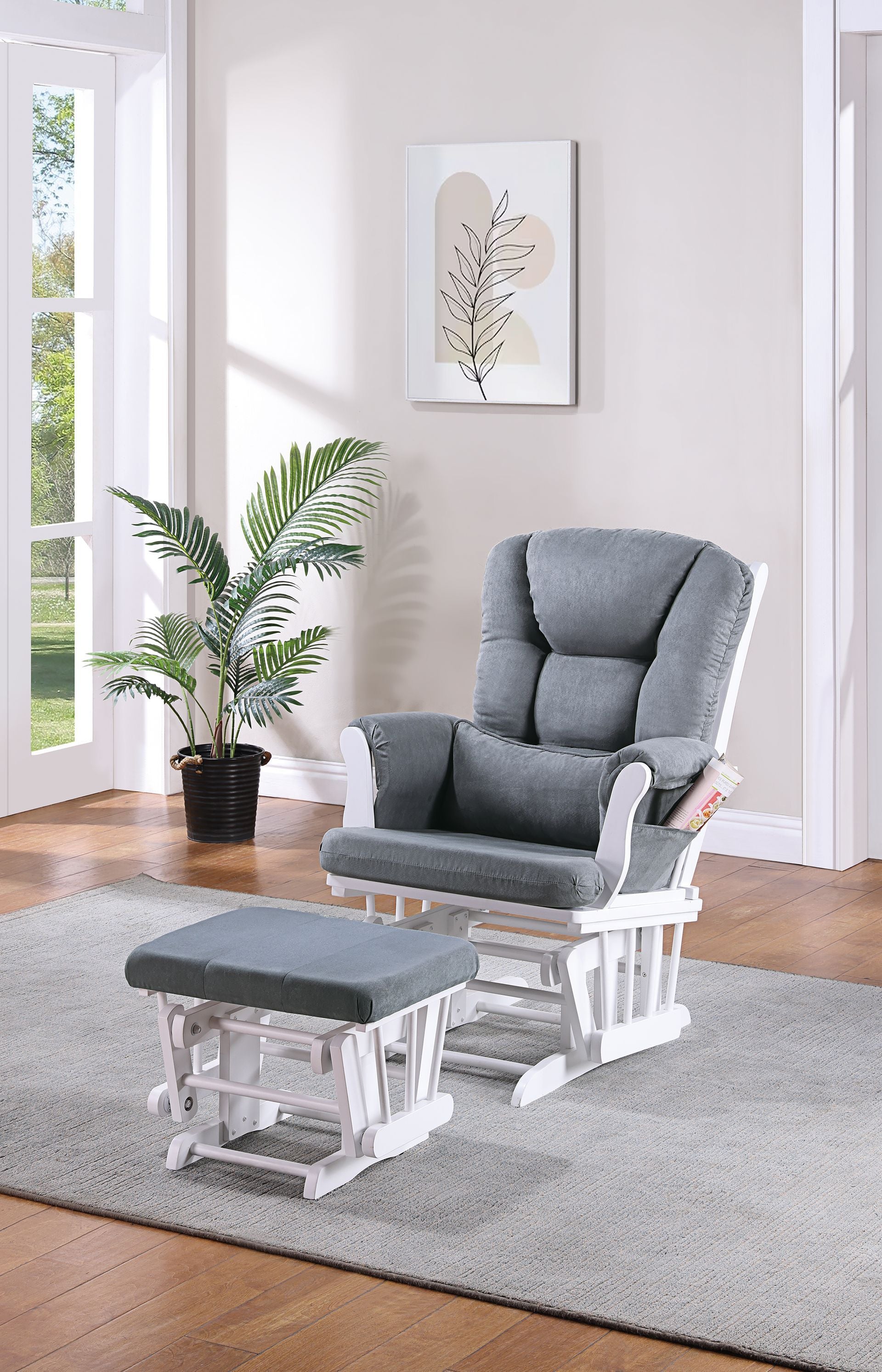 F6790 - GLIDER W/OTTOMAN