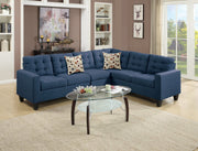 F6938 - 4-PCS SECTIONAL W 2 ACCENT PILLOWS