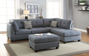 F6975 - 3-PCS SECTIONAL SET W/2 ACCENT PILLOWS