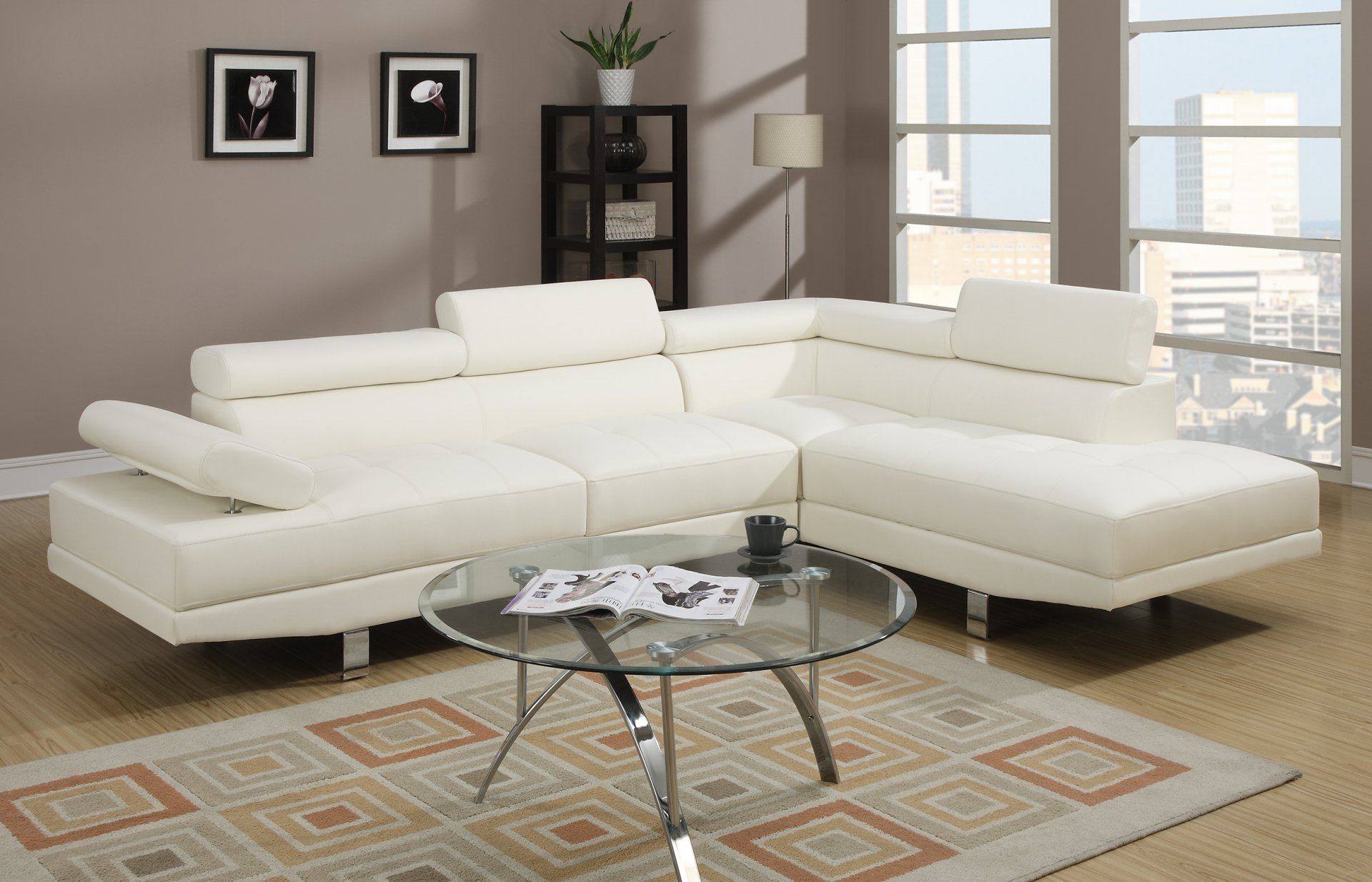 F7320 - MODERN 2-PCS SECTIONAL SOFA SET