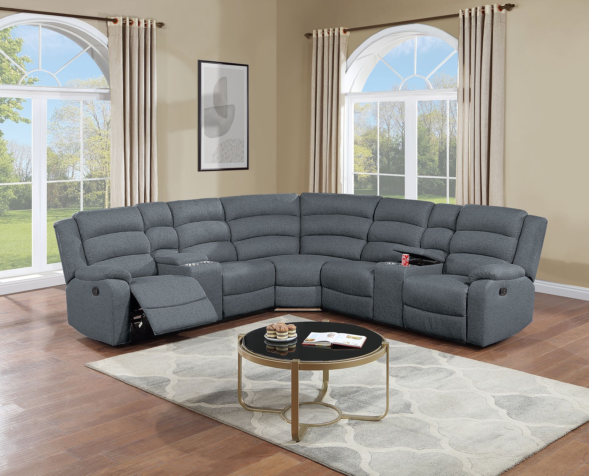F8100 - MANUAL MOTION SECTIONAL SET