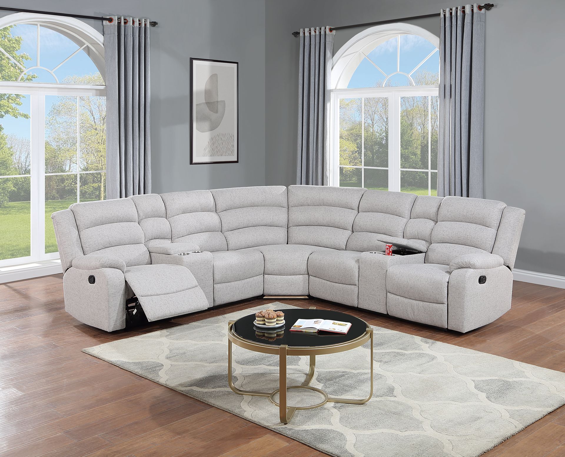 F8110 - MANUAL MOTION SECTIONAL SET