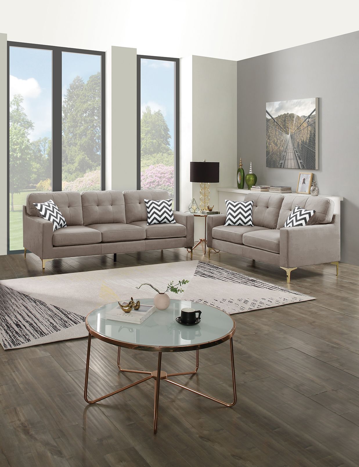 F8442 - 2-PCS SOFA SET