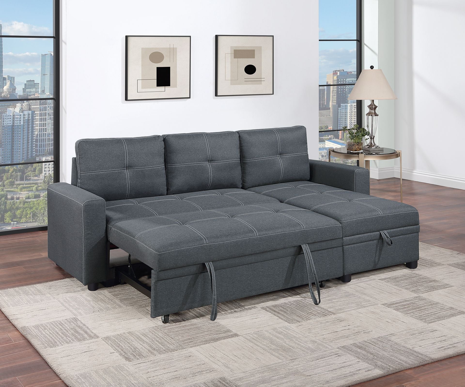 F8535 - CONVERTIBLE SECTIONAL SET