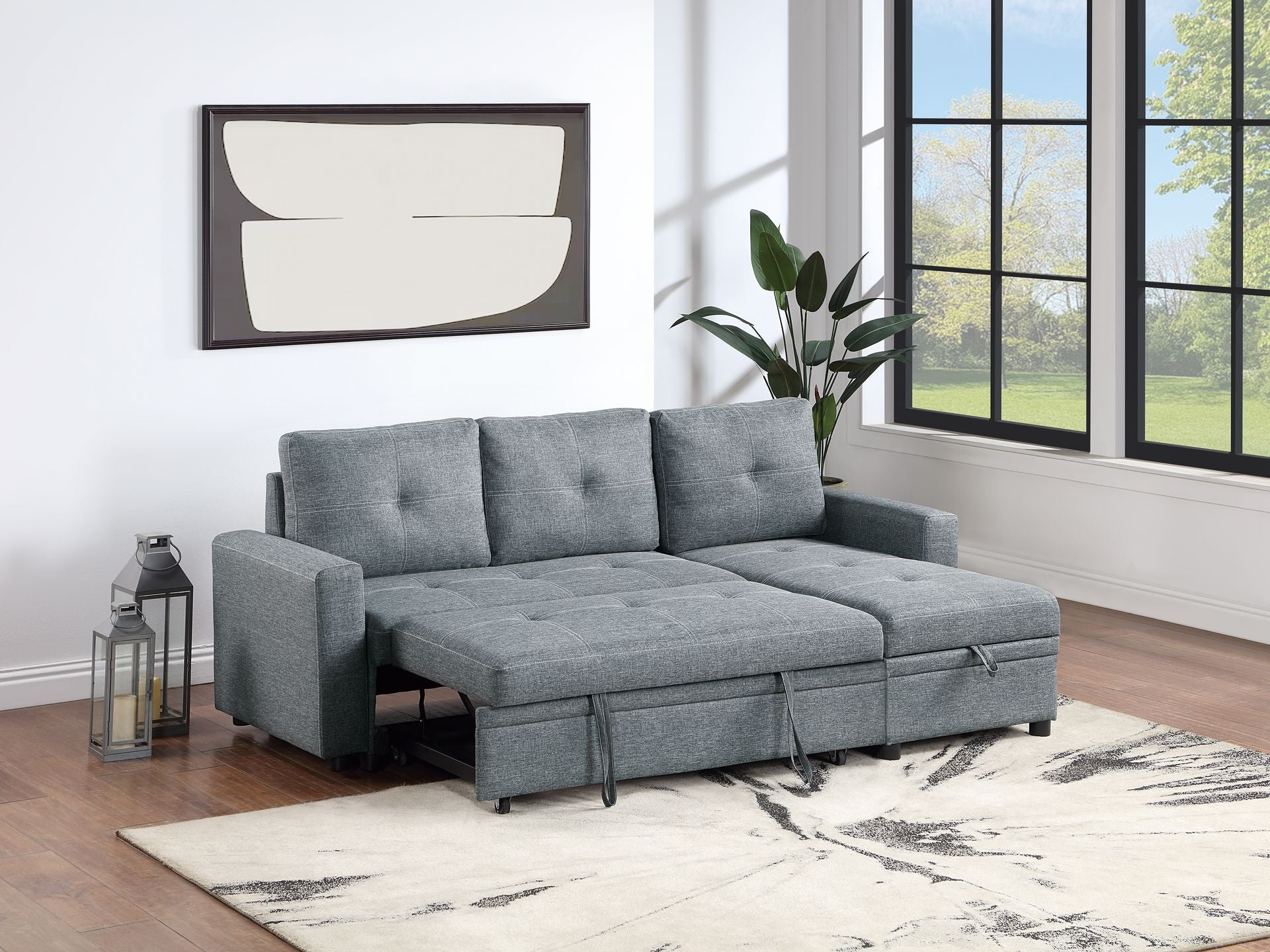 F8536 - CONVERTIBLE SECTIONAL SET