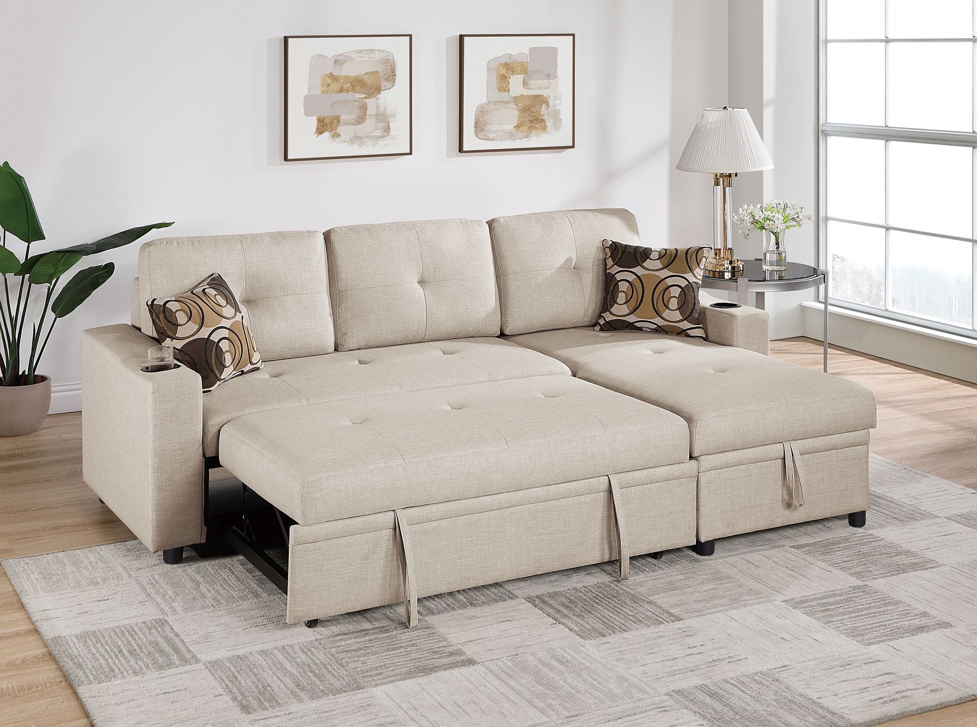 F8538 - CONVERTIBLE SECTIONAL SET
