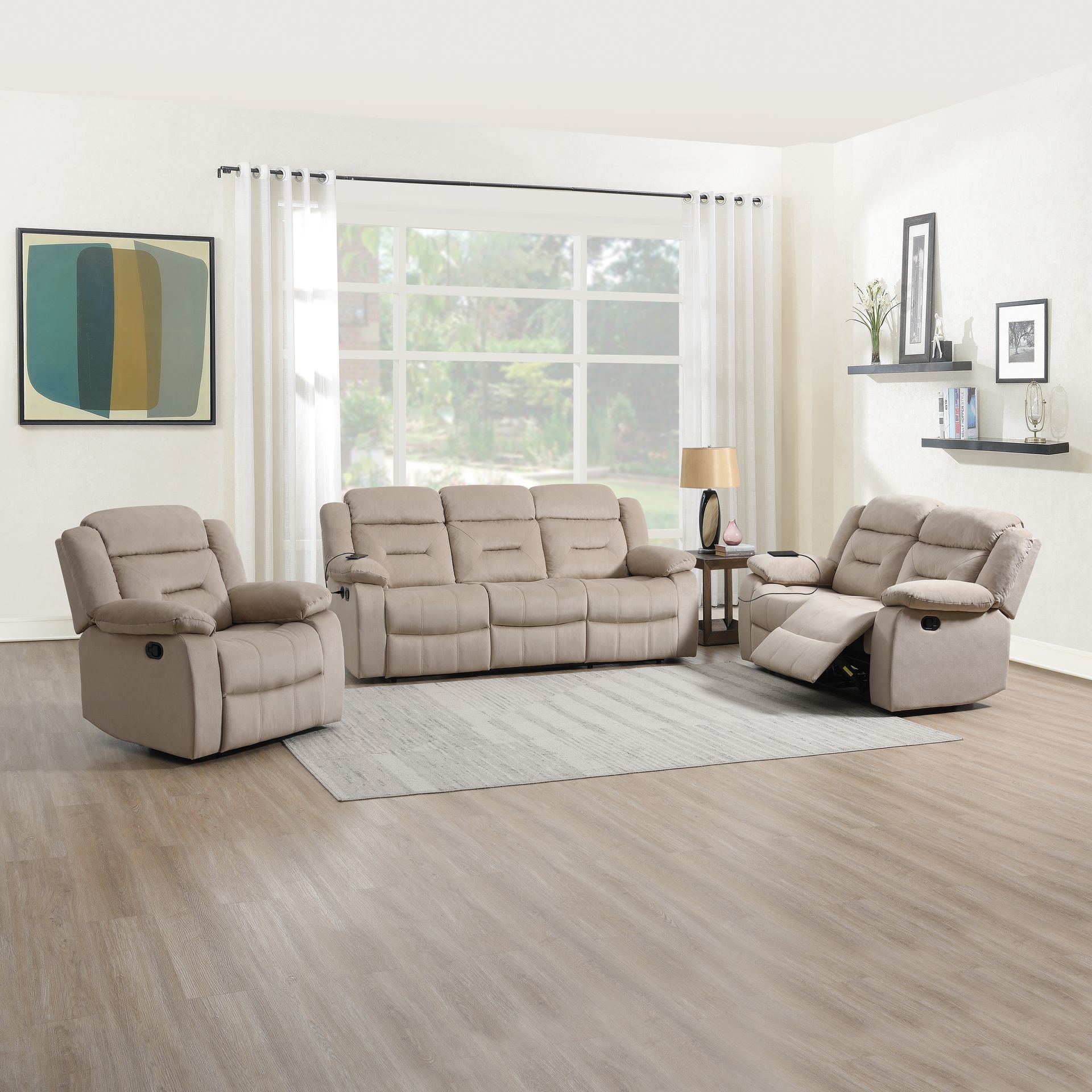 F8798 - RECLINER LOVESEAT