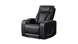 Aurora Massaging Leather Sofa & Loveseat Set
