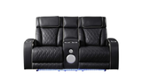Aurora Massaging Leather Sofa & Loveseat Set
