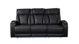 Aurora Massaging Leather Sofa & Loveseat Set