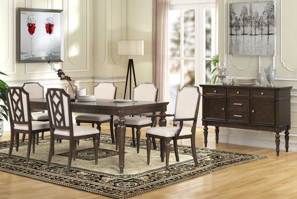 Juego de comedor Ginger Dining de 7 piezas