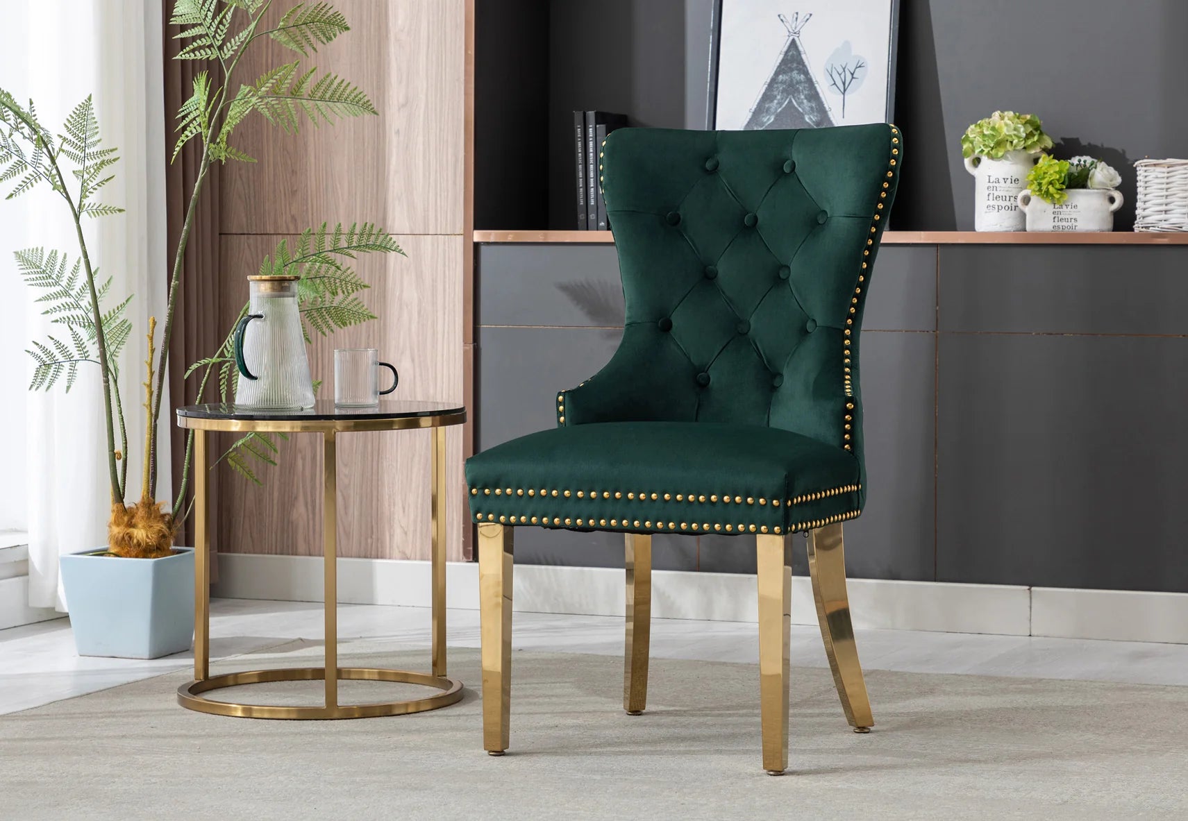 Opal Velvet Dining Chair