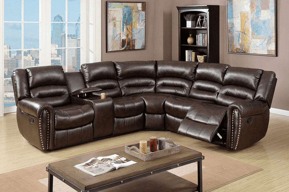 F6744 - 3-PC RECLINING SECTIONAL SET