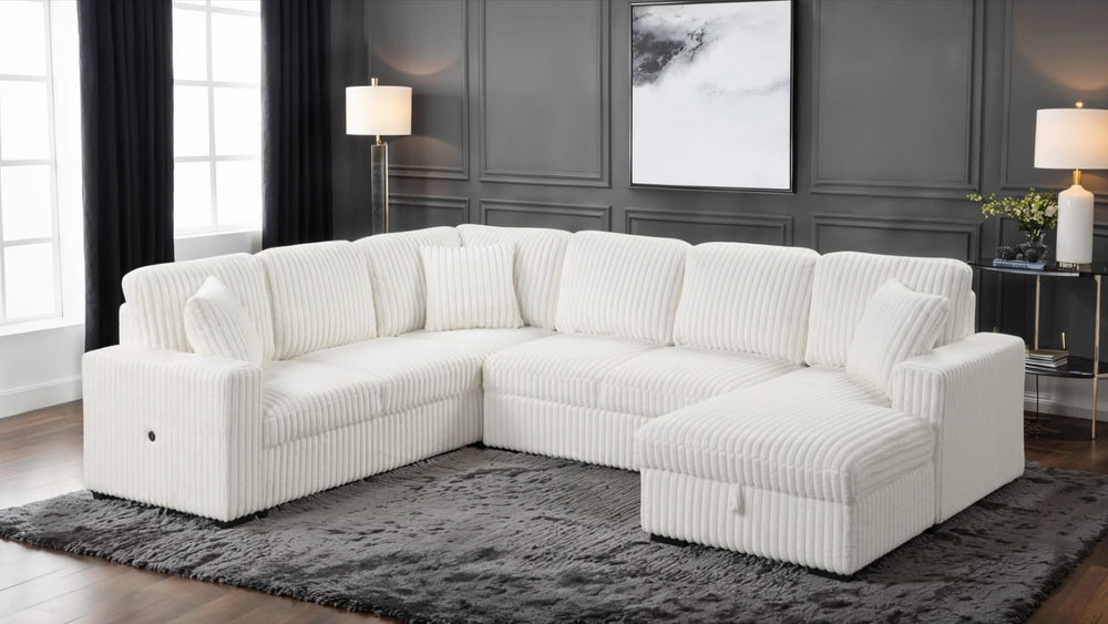 Grande Corduroy Sectional