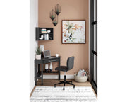 Otaska Home Office Corner Desk with Bookcase