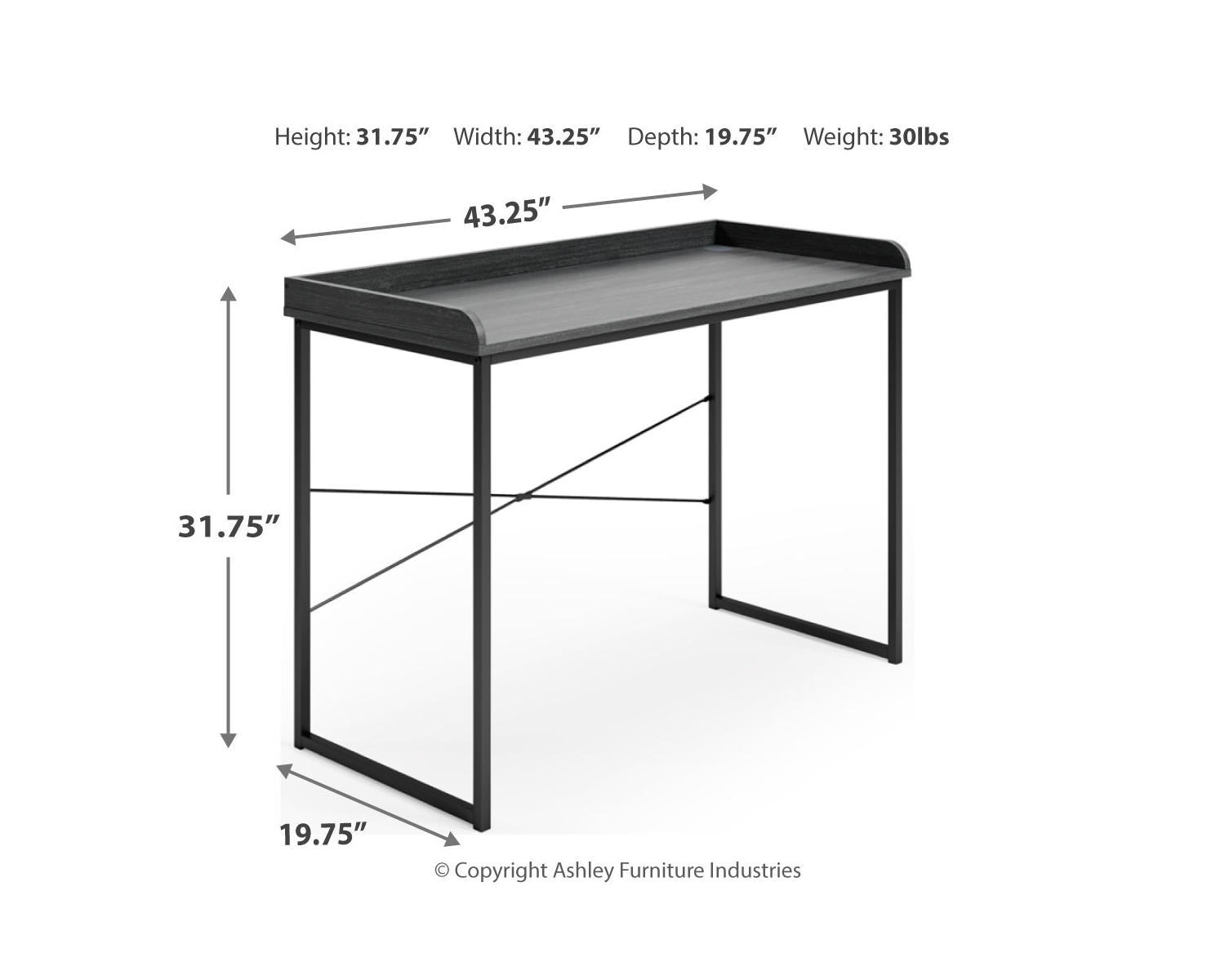 Yarlow Home Office Desk