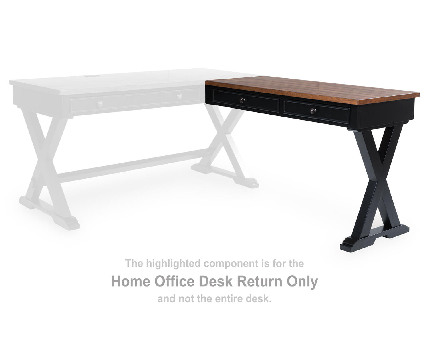 Wildenauer Home Office Desk Return
